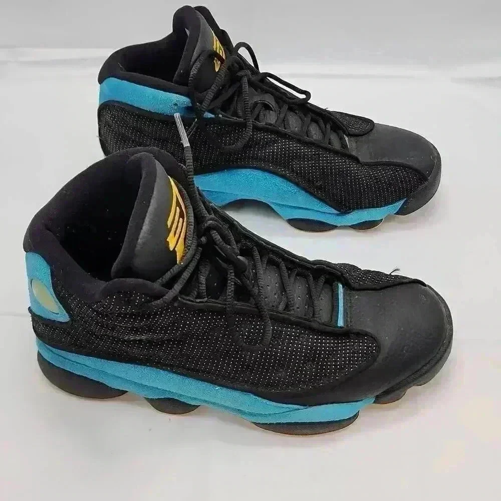 Nike Air Jordan Men's XII CP3 Chris Paul Basketball Shoes Black Blue Size 7.5 - Picture 2 of 10